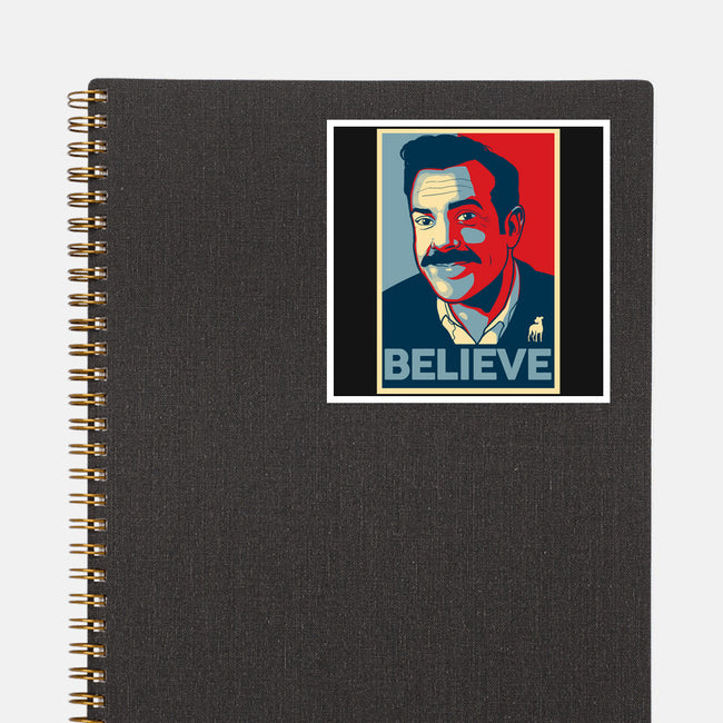 The Believer-none glossy sticker-Adams Pinto