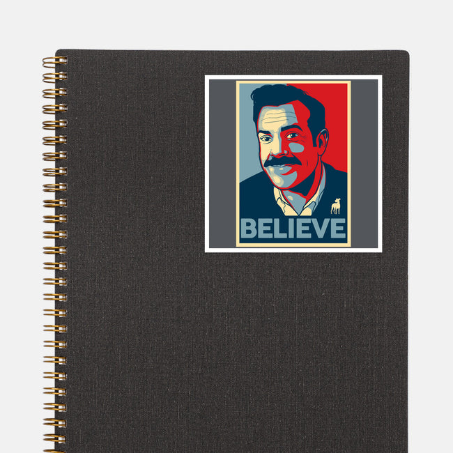 The Believer-none glossy sticker-Adams Pinto
