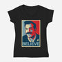 The Believer-womens v-neck tee-Adams Pinto