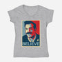 The Believer-womens v-neck tee-Adams Pinto