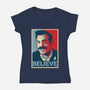 The Believer-womens v-neck tee-Adams Pinto