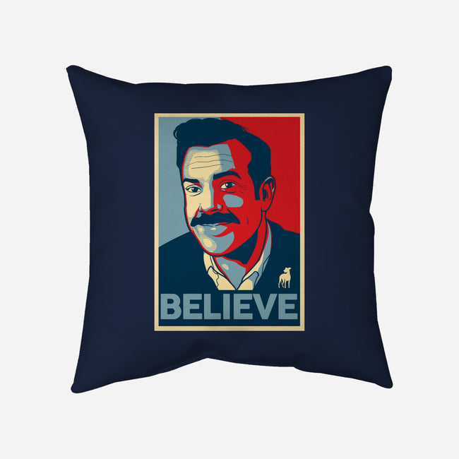 The Believer-none removable cover throw pillow-Adams Pinto