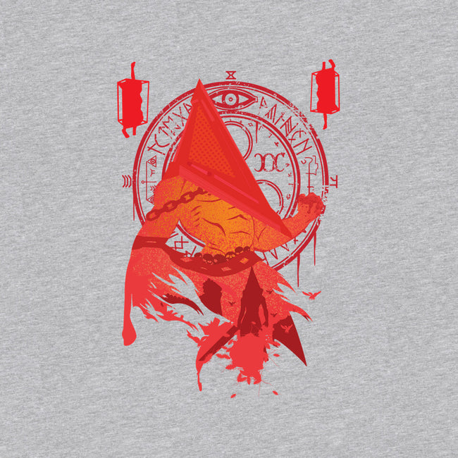 Red Pyramid Thing-womens v-neck tee-SwensonaDesigns