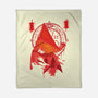 Red Pyramid Thing-none fleece blanket-SwensonaDesigns