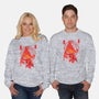 Red Pyramid Thing-unisex crew neck sweatshirt-SwensonaDesigns