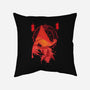 Red Pyramid Thing-none removable cover w insert throw pillow-SwensonaDesigns