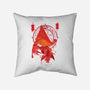 Red Pyramid Thing-none removable cover w insert throw pillow-SwensonaDesigns