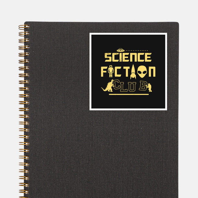 Science Fiction Club-none glossy sticker-Boggs Nicolas