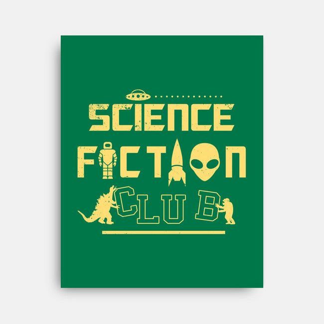Science Fiction Club-none stretched canvas-Boggs Nicolas