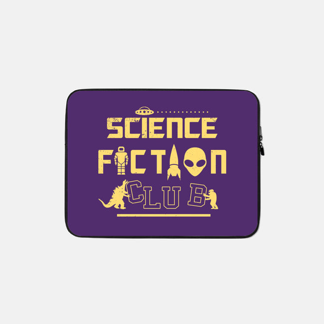 Science Fiction Club-none zippered laptop sleeve-Boggs Nicolas