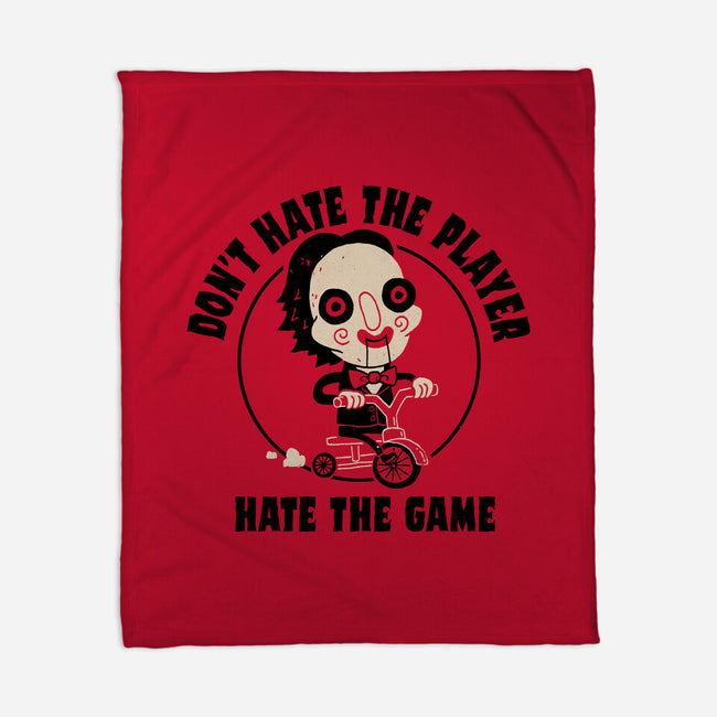 Hate The Game-none fleece blanket-DinoMike