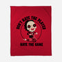 Hate The Game-none fleece blanket-DinoMike