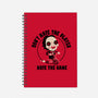 Hate The Game-none dot grid notebook-DinoMike
