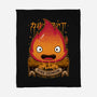 A Fire Demon-none fleece blanket-Alundrart