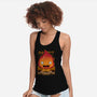 A Fire Demon-womens racerback tank-Alundrart