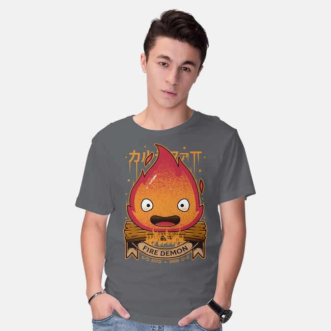 A Fire Demon-mens basic tee-Alundrart