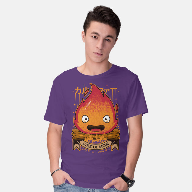 A Fire Demon-mens basic tee-Alundrart