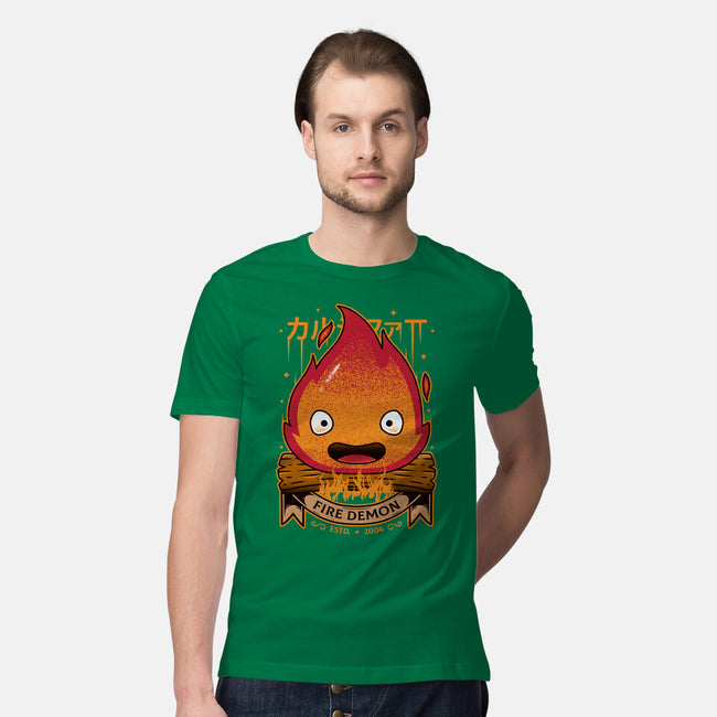 A Fire Demon-mens premium tee-Alundrart
