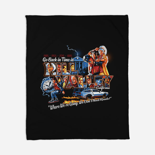 Go Back In Time-none fleece blanket-goodidearyan