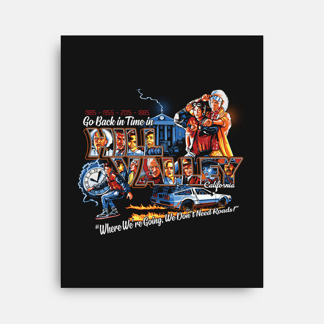 Go Back In Time-none stretched canvas-goodidearyan