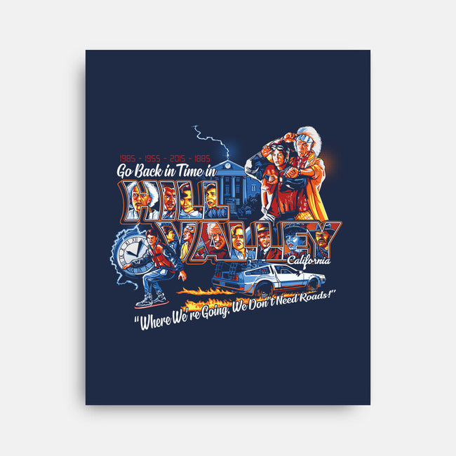 Go Back In Time-none stretched canvas-goodidearyan