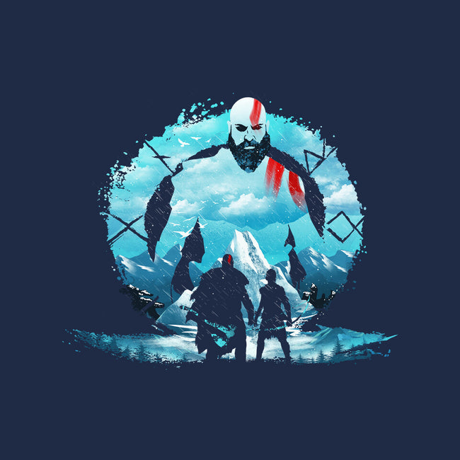 Kratos Landscape-unisex zip-up sweatshirt-dandingeroz