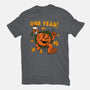 Pumpkin Spice Man-womens fitted tee-Paul Simic