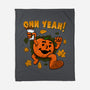 Pumpkin Spice Man-none fleece blanket-Paul Simic