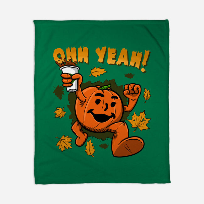 Pumpkin Spice Man-none fleece blanket-Paul Simic