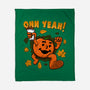 Pumpkin Spice Man-none fleece blanket-Paul Simic