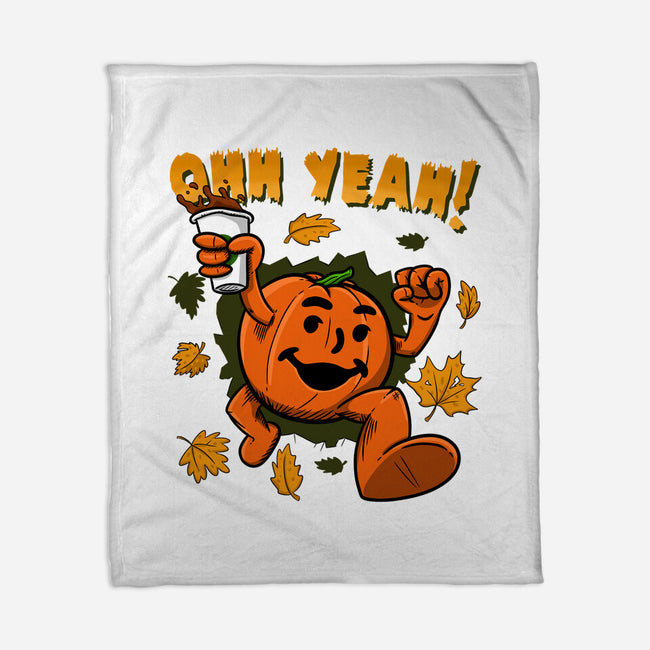Pumpkin Spice Man-none fleece blanket-Paul Simic