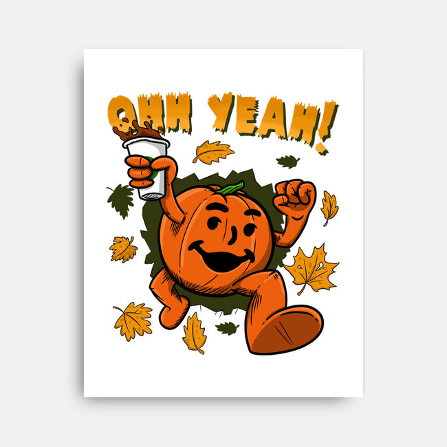 Pumpkin Spice Man-none stretched canvas-Paul Simic