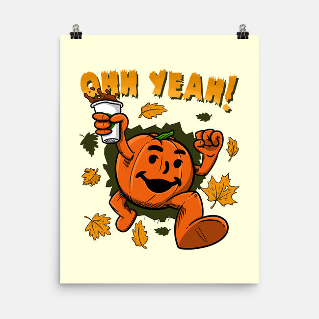 Pumpkin Spice Man-none matte poster-Paul Simic
