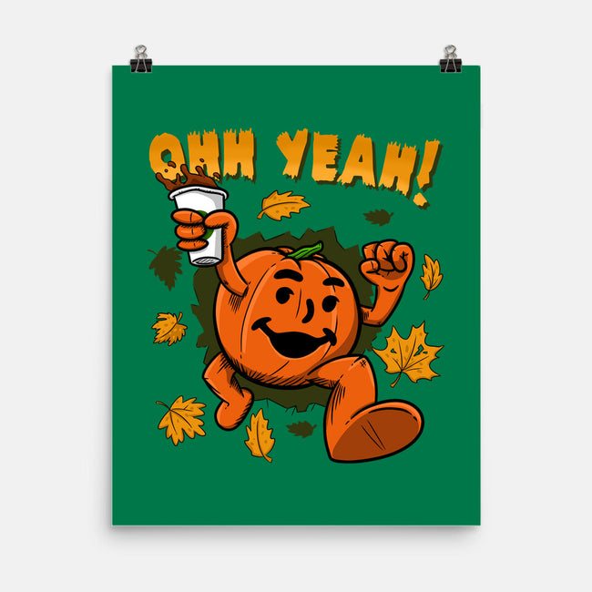 Pumpkin Spice Man-none matte poster-Paul Simic