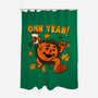 Pumpkin Spice Man-none polyester shower curtain-Paul Simic