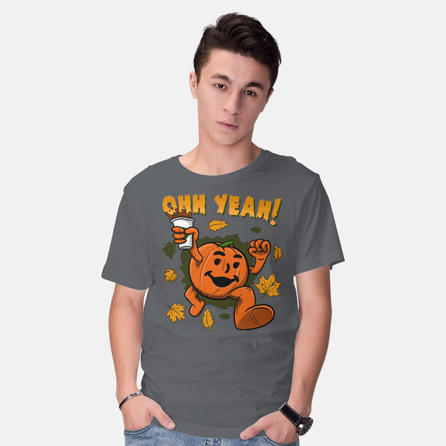 Pumpkin Spice Man-mens basic tee-Paul Simic