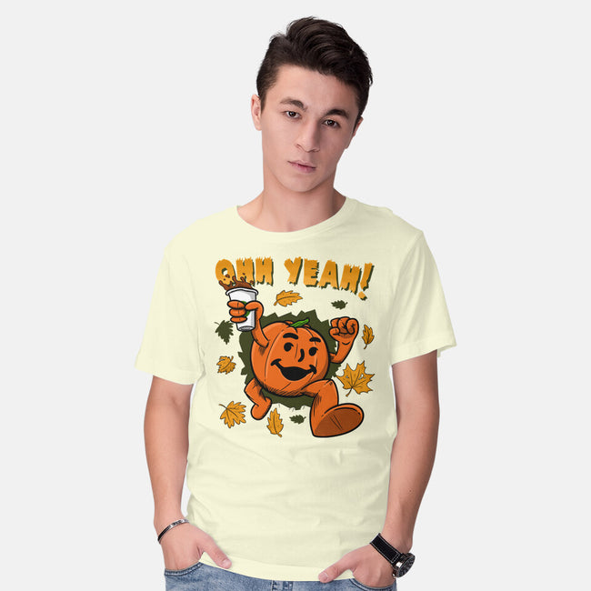 Pumpkin Spice Man-mens basic tee-Paul Simic