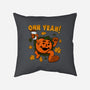 Pumpkin Spice Man-none removable cover w insert throw pillow-Paul Simic
