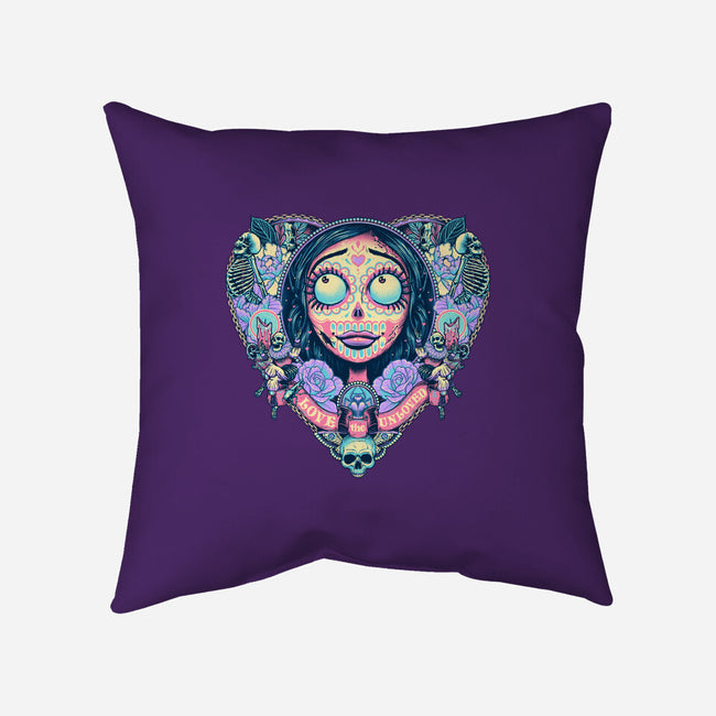 The Lovely Bride-none removable cover throw pillow-glitchygorilla