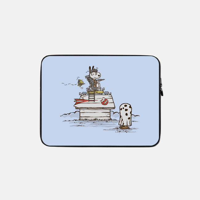 A Little Afraid Of That Ghost-none zippered laptop sleeve-kg07