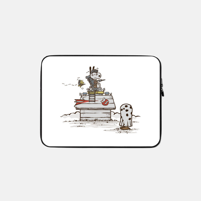 A Little Afraid Of That Ghost-none zippered laptop sleeve-kg07