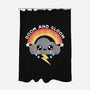 Doom And Gloom-none polyester shower curtain-NemiMakeit