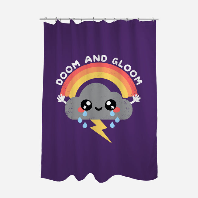 Doom And Gloom-none polyester shower curtain-NemiMakeit