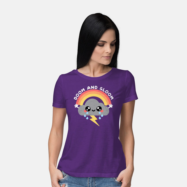 Doom And Gloom-womens basic tee-NemiMakeit