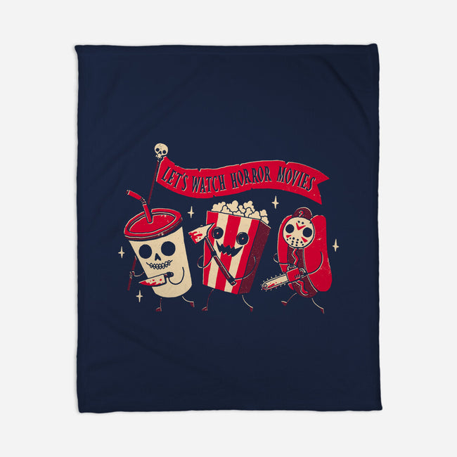 Midnight Movie-none fleece blanket-DinoMike