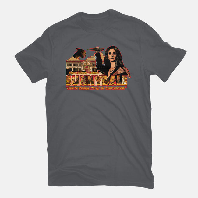 Visit Sunnydale-mens basic tee-goodidearyan
