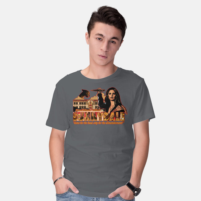 Visit Sunnydale-mens basic tee-goodidearyan