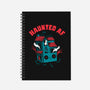 Haunted AF-none dot grid notebook-DinoMike