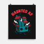 Haunted AF-none matte poster-DinoMike