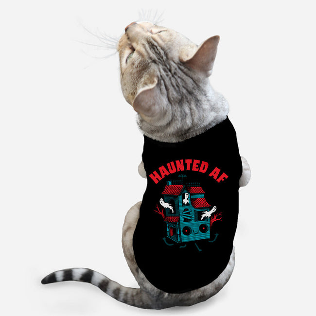 Haunted AF-cat basic pet tank-DinoMike